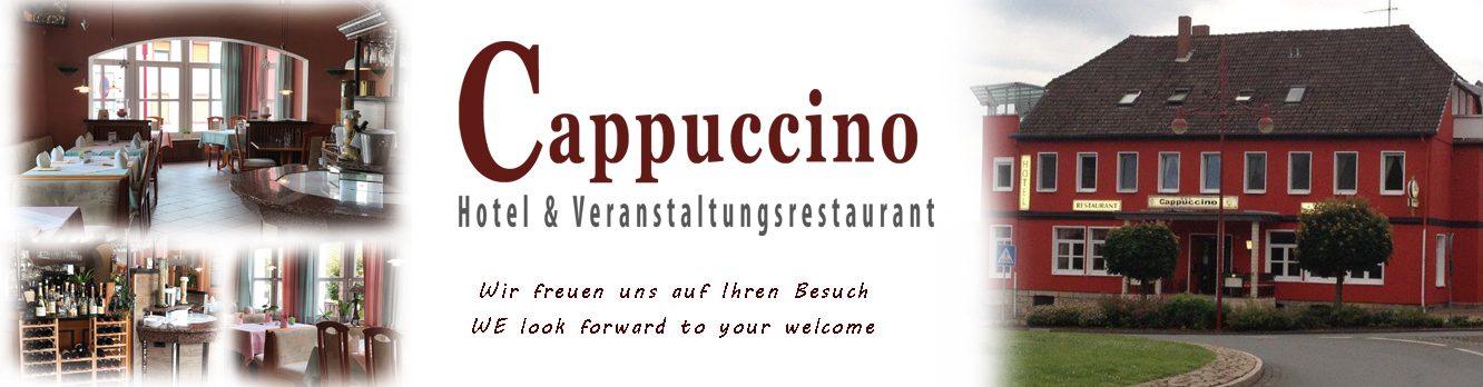 Hotel und Restaurant CappuccinoHotel & Restaurant Cappuccino in Elze bei Hildesheim. Übernachten Sie in modern eingerichteten Zimmern und genießen Sie sehr gute italienische Küche in gemütlich familiärer Atmosphäre. 